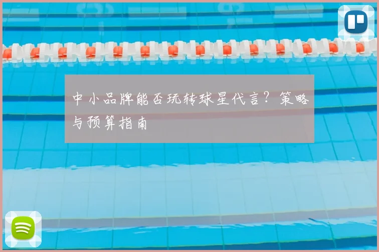 中小品牌能否玩转球星代言?策略与预算指南